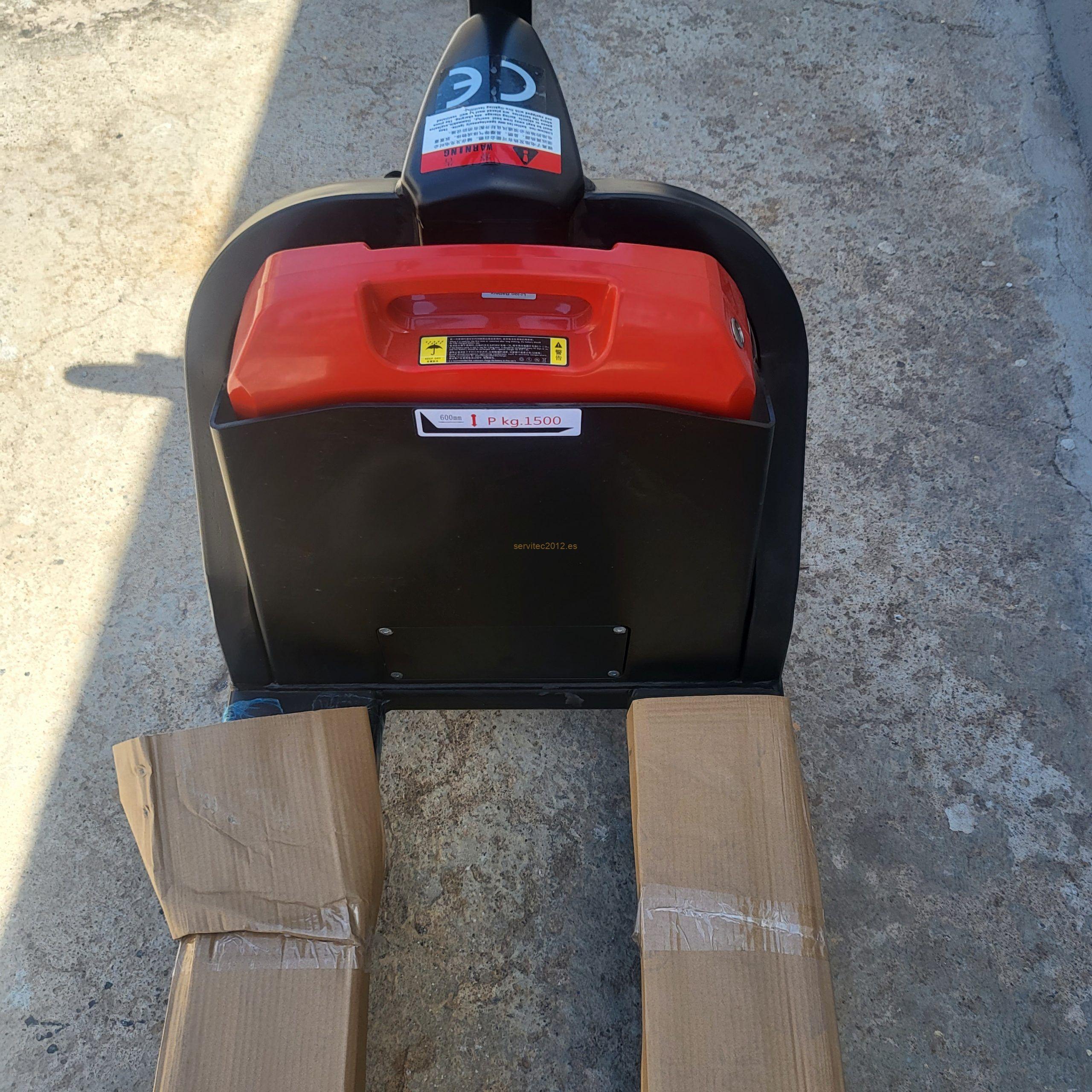 Transpaleta Eléctrica E.F.1500 kg - Imagen 2