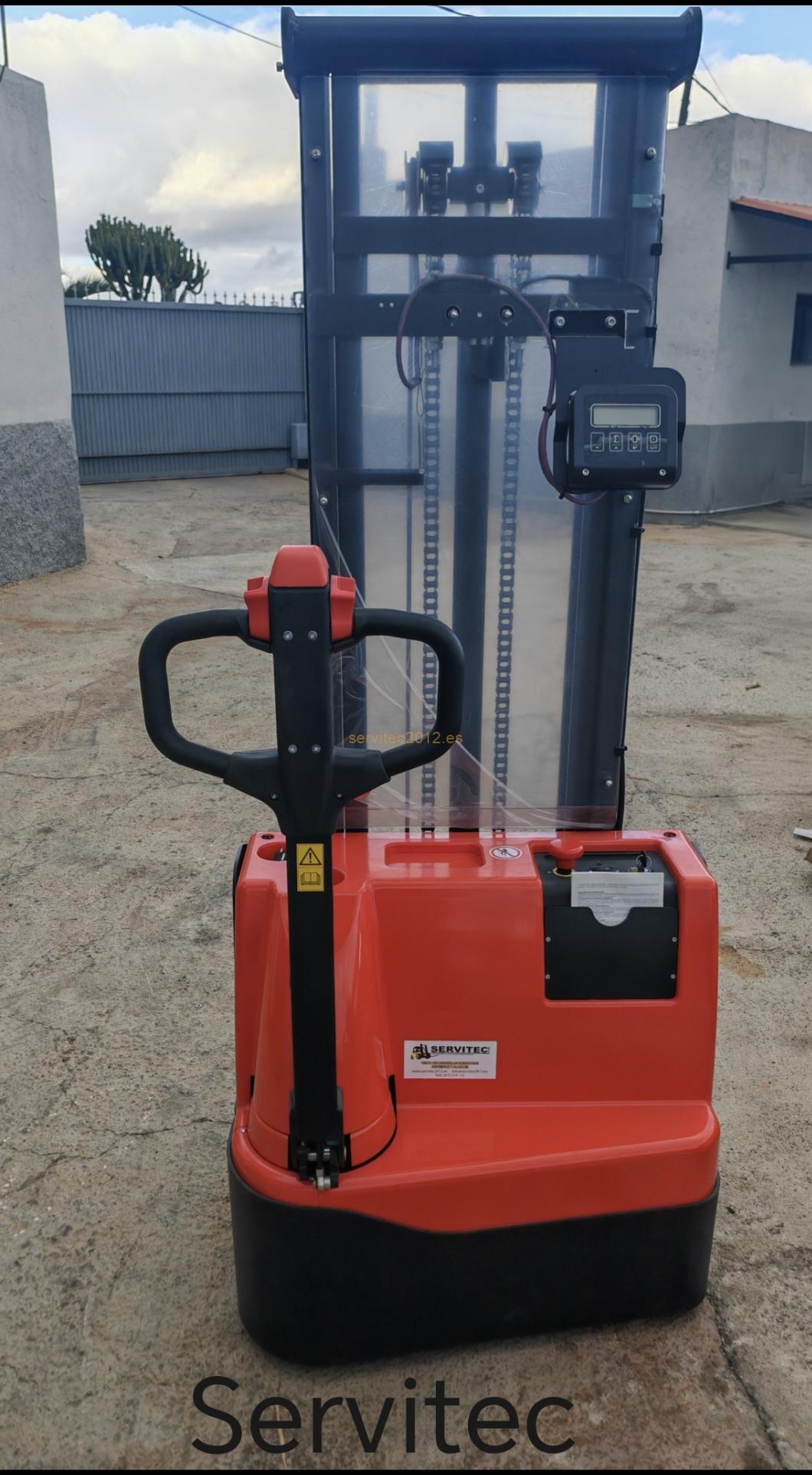 Apilador con Bascula E.F. 1000 KG con Bascula bajo pedido 7 dias