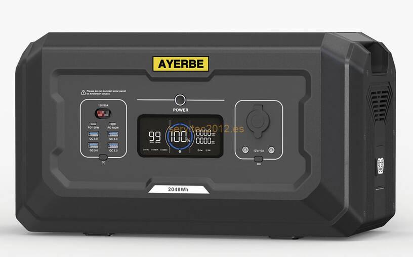 Bateria Externa E.F. 2048 para estación de Energia